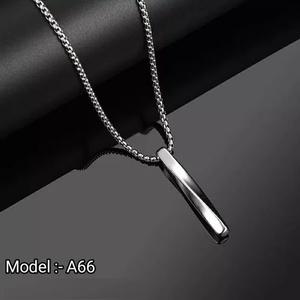 Collier pendentif en acier inoxydable brillant de qualité supérieure bijoux pour mariage et fête d'anniversaire disponibles à un prix abordable - Product Image 3