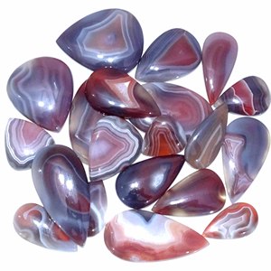 Best Quality Natural Botswana Agate Loose Gemstone Cabochon Agate Loose Gemstone Mix Shape and Size Gemstone for Jewelry Making - Product Image 2