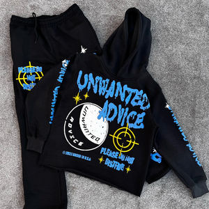 ชุดวอร์มผ้าฝ้ายผ้าฟลีซสำหรับผู้ชายชุดวอร์มพิมพ์ลายดิจิตอลแบบเต็มตัวพิมพ์โลโก้ได้ตามต้องการ - Product Image 4