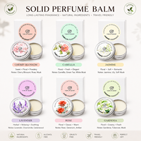 Parfum solide longue durée personnalisé à marque privée, baume naturel, parfum léger, mini gel, format voyage portable