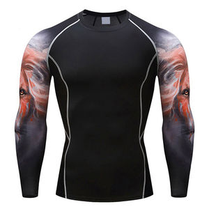 Trajes de Buceo de Manga Larga con Protección Solar UV para Hombre, Camisetas de Compresión de Secado Rápido para Adultos, con Logotipo Personalizado - Product Image 4