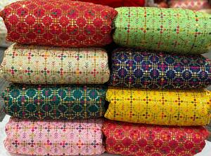 Jacquard bordado tela lentejuelas elegante brillante decorativo transpirable técnicas no tejidas para ropa decoración del hogar niños niñas - Product Image 4