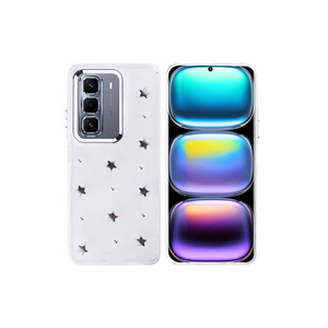 Infinix Hot 50 <b>Pro</b> Plus 4G Premium Glitter Case for Airbag Shockproof Design Transparent Bow Electroplate Back Cover 'A03S' - Product Image 2