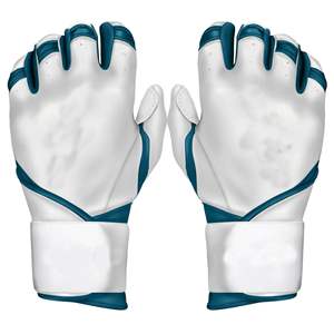 Guantes de bateo de béisbol de protección de manos personalizados profesionales de cuero impermeable dedo completo protección UV cómodo razonable - Product Image 4