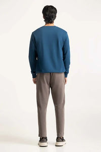 Sudaderas para Hombre al por Mayor de Fábrica OEM, 100% Algodón, Corte Regular, Gruesas, Personalizadas, Casuales, Cuello Redondo, Lisas - Product Image 5