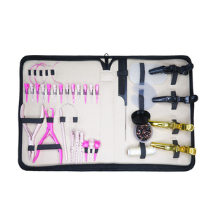 Vente en gros d'aiguilles de type C en acier inoxydable doré et noir Petits clips de traction de fil pour le travail de salon en métal et en fer - Product Image 4