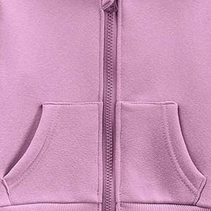 Ventes en gros de sweats à capuche pour enfants personnalisés 100% coton, fermeture éclair, écologiques, respirants, coupe ample, imprimés, vêtements d'hiver pour enfants - Product Image 5