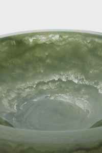 Cuenco de resina azul profundo pulido cuenco para servir de India a la venta a granel cuencos de ensalada de estilo americano de lujo - Product Image 4