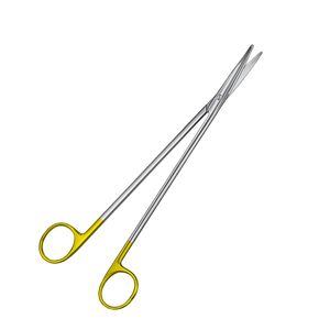 Mô hình tinh tế sóng cắt cùn Hướng dẫn sử dụng rắn thép không gỉ 175mm 6.78 inch một nửa Vàng adson cong mổ xẻ kéo TC - Product Image 2