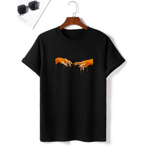 Camisetas Personalizadas para Hombre, 100% Algodón, Transpirables, de Color Sólido, Manga Corta, Casuales, OEM, Marca Privada, Venta al Por Mayor - Product Image 6
