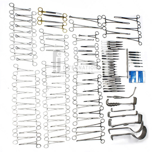 Ensemble d'instruments chirurgicaux pour laparotomie de qualité supérieure Ensembles d'instruments de chirurgie pour laparotomie de haute qualité 108PCS Ensemble de chirurgie antirouille - Product Image 1