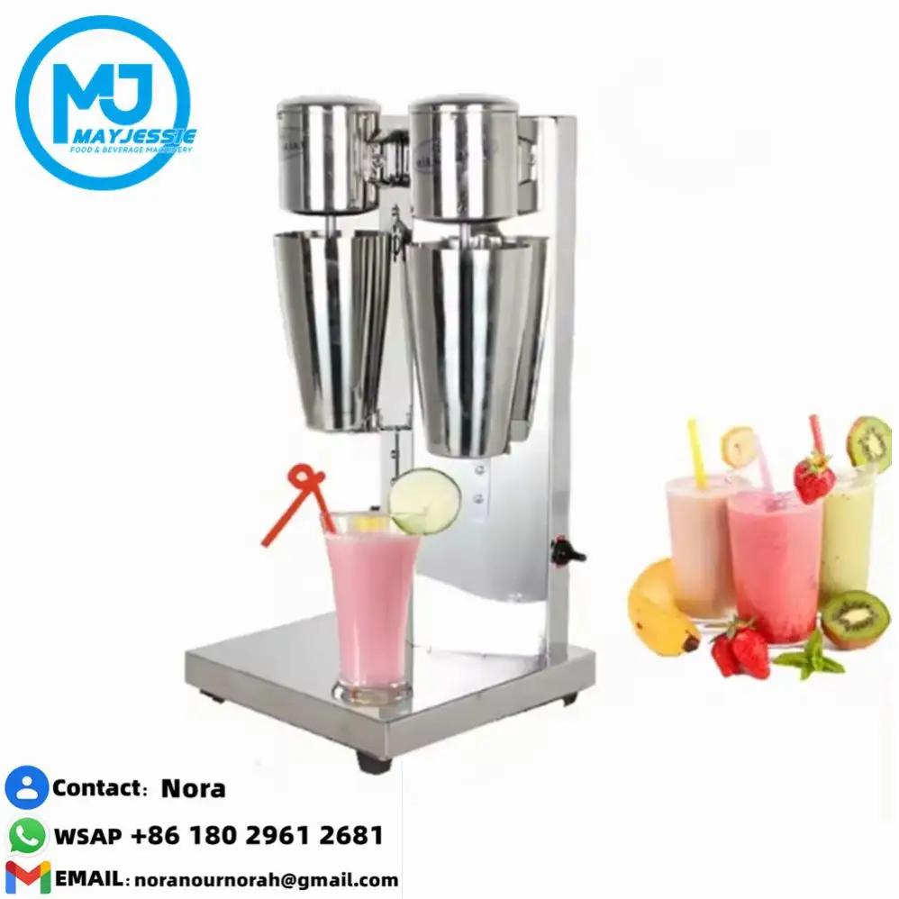 Commercial Boba Milk Tea Maker 3 Heads 750ML Cup Milk Shaker Machine