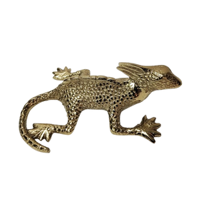 Esculturas artesanales de Metal de lagarto creativas modernas, adornos de última llegada para sala de estar, oficina, estudio, decoraciones, uso de mesa - Product Image 1