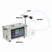GKF280 Petite machine de remplissage de liquide à commande numérique Remplisseuse électrique de bouteilles de haute précision pour boissons alcoolisées et jus de fruits