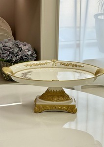 Bol en métal artistique de haute qualité Accent de table décoratif Plat de service élégant pour salle à manger et espace de vie - Product Image 4