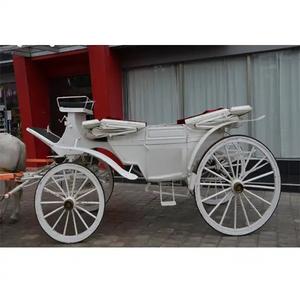 Transport de chevaux Victoria de la famille royale pour le tourisme Transport de chevaux australien pour le tourisme Nouveau design Carriage Victoria blanc - Product Image 1