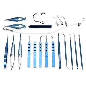Ensemble d'instruments microchirurgicaux ophtalmologiques, manuel, pour chirurgie de la cataracte, outils en acier inoxydable, taille et couleur personnalisées - Product Image 1