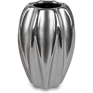 Lujoso florero de metal de color plateado con acabado texturizado, decoración del hogar con recubrimiento en polvo para impresionantes arreglos florales - Product Image 5