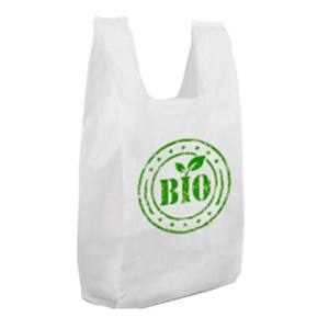 ถุงใส่เสื้อยืดพลาสติกย่อยสลายได้เป็นมิตรต่อสิ่งแวดล้อม - Product Image 4