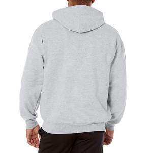 2025 Otoño Invierno ropa dulce cálido suave con capucha manga larga Casual sudaderas con capucha hombres algodón sólido sudadera con logotipo personalizado - Product Image 6