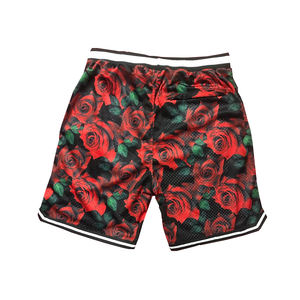 Shorts personnalisés en gros pour hommes, design personnalisé, shorts de basket rétro avec service OEM ODM, faible MOQ - Product Image 2