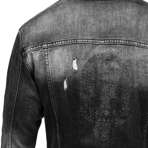 Vestes Jeans pour hommes en coton Style High Street/Logo de marque de haute qualité Design le moins cher Vestes Jeans pour hommes - Product Image 5