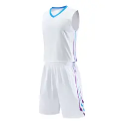 Vente en gros uniforme de maillot de basket-ball OEM personnalisé de qualité supérieure uniformes de logo personnalisé uniformes de basket-ball imprimés de maillot pour hommes - Product Image 4
