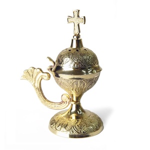 Brûleur à Bakhoor décoratif fait à la main pour la maison, l'hôtel, usage domestique, brûleur à encens plaqué or, dernier design, brûleur à encens portable - Product Image 1