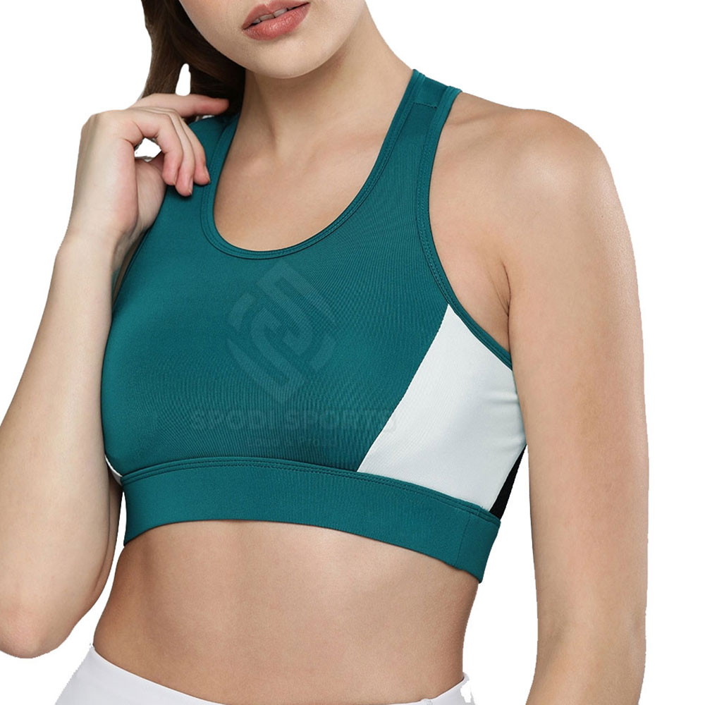 Women's Gym Yoga Fitness Sports Bra Padded Seamless Push up Breathable Custom Design Front Logo High Quality