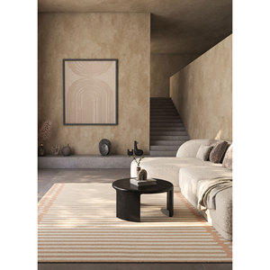 Alfombras Clásicas Alhambra Rojas y Naranjas de Tejido Plano, Alfombras Rectangulares de Yute a Rayas para Uso Doméstico-ADWL-13291 para Pasillo, Habitación, Dormitorio - Product Image 6