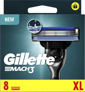 ใบมีดโกนหนวดที่ใช้ร่วมกับ Gill ette Mach3 ได้ – ตลับใบมีดสแตนเลสสตีลสามชั้นเพื่อการโกนที่เรียบเนียน ขายส่งจำนวนมาก - Product Image 3