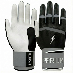 OEM Wholesale Price Professional Baseball Batting <b>Gloves</b> Custom Hex <b>Mesh</b> Inlays Adjustable Closure Cinch Softball Batting <b>Gloves</b> - Product Image 6