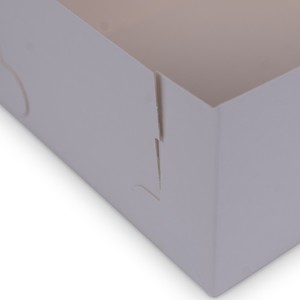 Bánh hộp làm từ GC2 kéo dài các tông lắp ráp với 6 keo điểm trắng bóng cán bên ngoài và trắng tự nhiên bên trong - Product Image 2