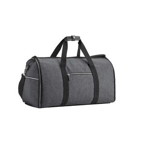 Sac de voyage en cuir véritable surdimensionné pour hommes en toile imperméable Weekender sac à main de nuit pour les vacances week-ends - Product Image 1