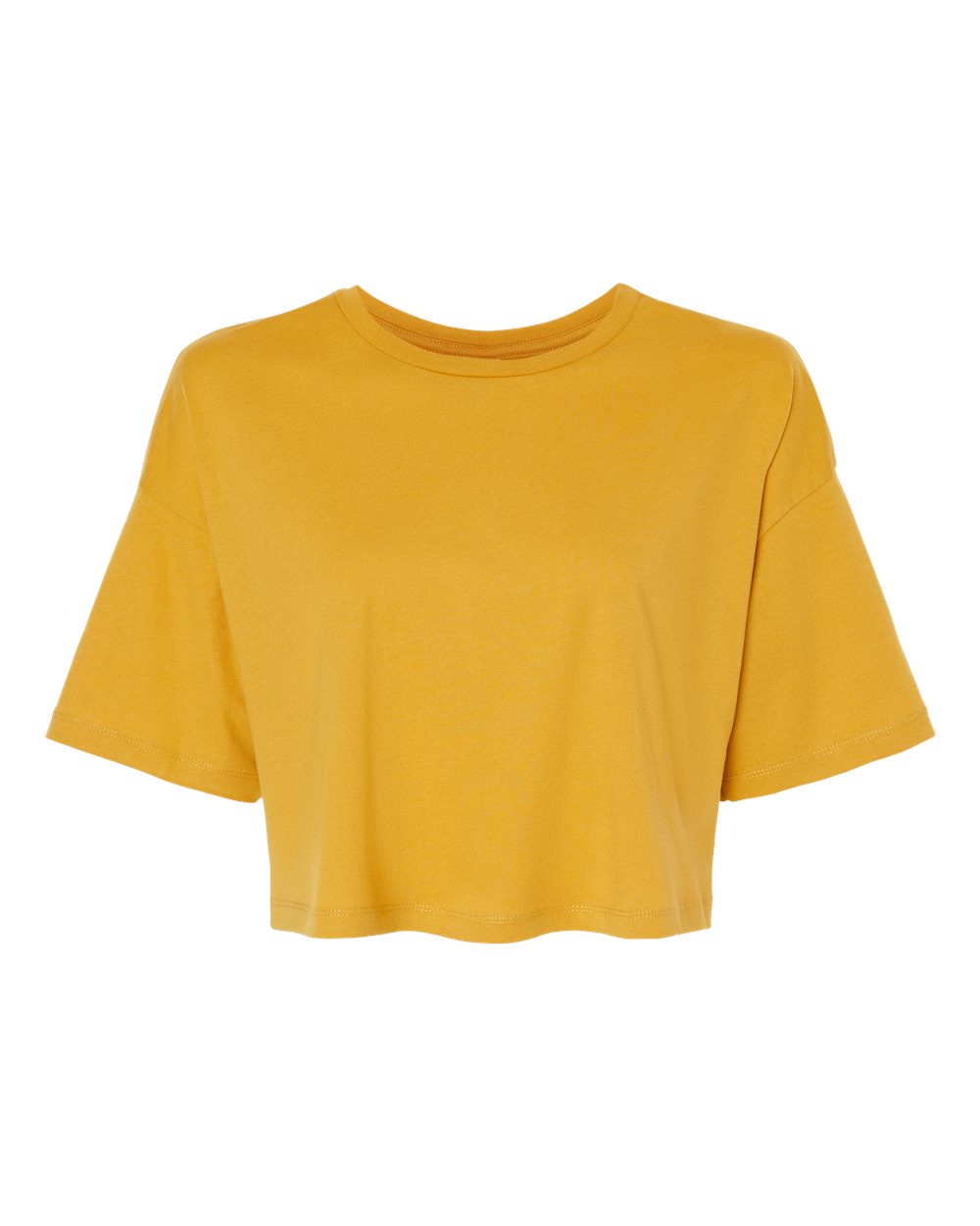 mustard yellow crop top