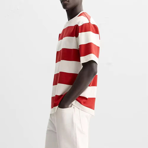 T-shirt à manches courtes ample en coton 100% pour homme, vêtement décontracté, séchage rapide, écologique, respirant, nouvelle arrivée - Product Image 1