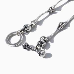 สร้อยข้อมือแฟชั่น-เจลิยา โบนส์ สกัลสร้อยข้อมือเงินสเตอร์ลิง 170 มม. - Product Image 3