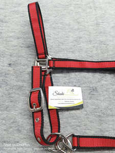 Vente en gros de licou pour cheval en nylon équestre Quincaillerie en métal et fer de haute qualité avec ensemble combiné de laisse pour cheval personnalisé OEM/ODM - Product Image 5