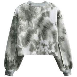 Nuevo estilo OEM ODM Casual Logotipo personalizado Impresión Crop Top Sudaderas de alta calidad Mujeres Crop Top Sudaderas - Product Image 2