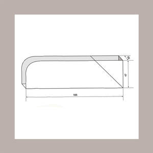 100 soportes desechables para perros calientes en papel marrón Bio Compost 165x50H47 - Product Image 4
