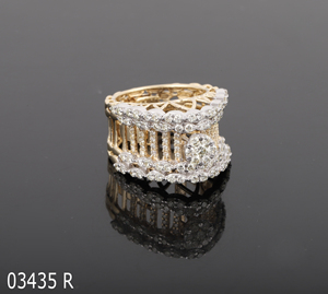 Anillo de Compromiso de Diamante Cultivado en Laboratorio con Diseño Floral, Estilo Silvestre, para Mujer, Oro Sólido de 14k, Certificado, Moderno, para Fiesta de Compromiso - Product Image 2