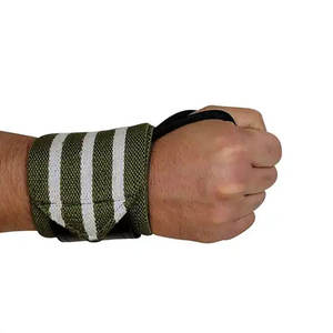 Poignets de protection professionnels en néoprène réglables pour l'entraînement en salle de sport musculation Fitness entraînement haltérophilie-respirant - Product Image 5