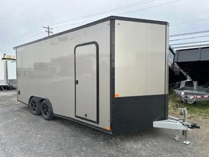 Remolque de Carga Cerrado de 45m con Eje Tándem, Remolque Utilitario con Panel de Aluminio, Transporte de Carga Pesada, Capacidad de Carga de 45kg, Ontario - Product Image 1