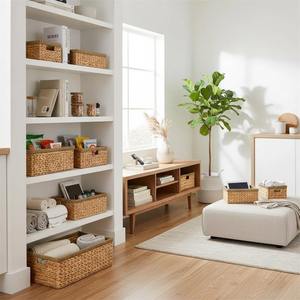 Panier de rangement, lot de 3 paniers, panier de rangement fait à la main, vente en gros, écologique, fabriqué au Vietnam - Product Image 4