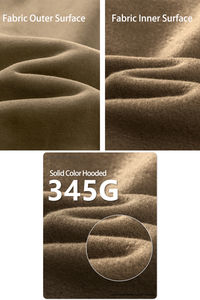 Sweats à capuche en coton épais de haute qualité pour hommes Logo personnalisé grande taille chaleur d'hiver sweats à capuche en polaire vierge personnalisés - Product Image 6