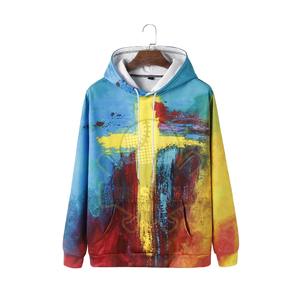 เสื้อฮู้ดสวมหัวผ้าฟลีซโอเวอร์ไซส์ของผู้ชายผ้าแห้งเร็วระบายอากาศได้ดีปรับแต่งได้สำหรับฤดูหนาว - Product Image 1