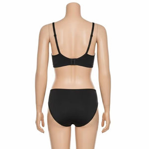 Ensemble de lingerie pour femmes, soutien-gorge rembourré à séchage rapide, culotte hipster, nylon, élasthanne, respirant, confortable, vêtements de nuit, vêtements intimes, taille XL - Product Image 2