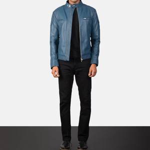 Veste en cuir de haute qualité pour homme, décontractée, d'hiver, en peau de mouton, grande taille, chaude et élégante - Product Image 6