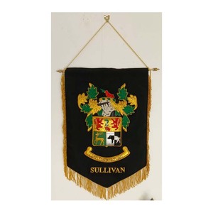 Escudo de cresta familiar Brazos Blazer de encaje bordado Insignia Botón en la mano Marco de bordado Insignias Estilo clásico personalizado - Product Image 4