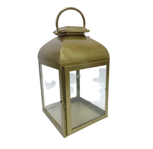 <b>Christmas</b> Decorative Metal /Glass Hanging <b>Lantern</b> Brass Antique Plating Candle Stand for Home and Wedding Decoration Handmade - Product Image 1